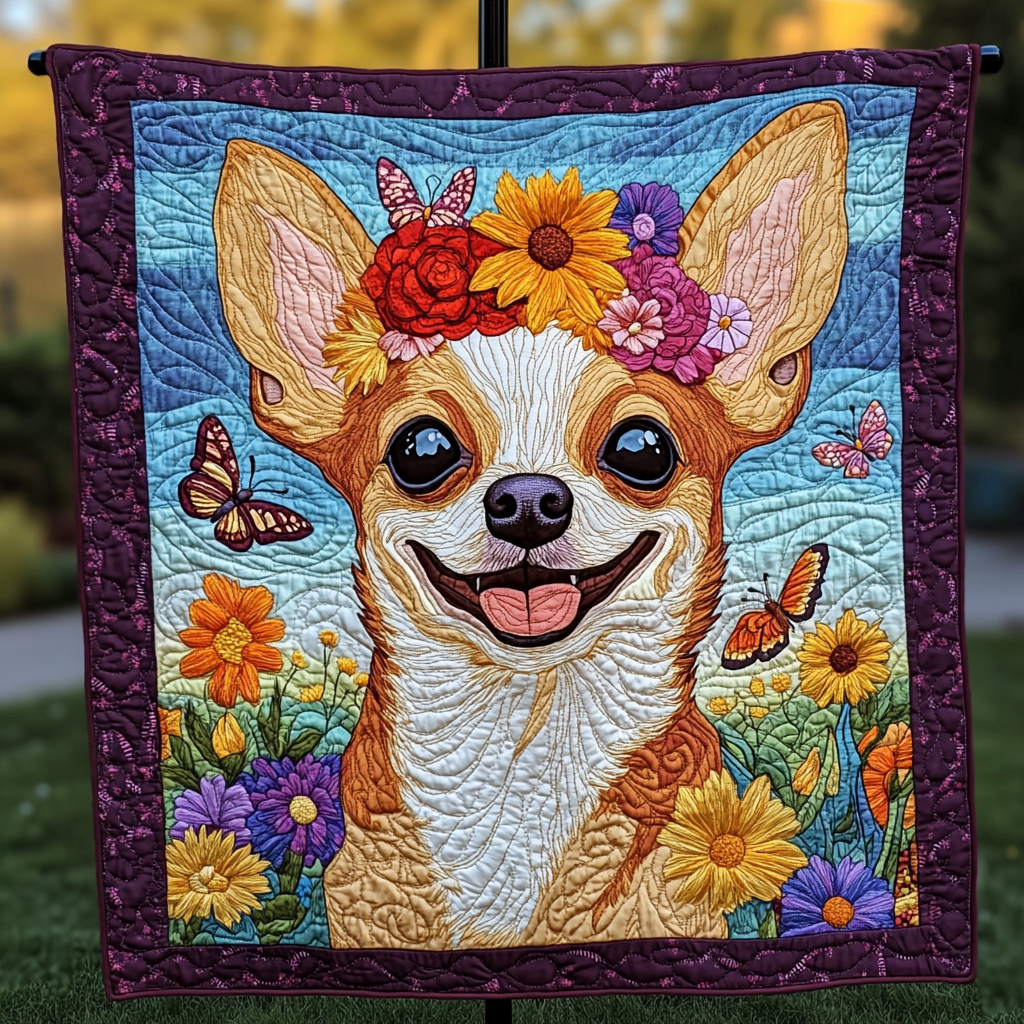 Charming Chi Quilted Blanket Holiday Room Decor Gift For Cozy Home - Tradiviet