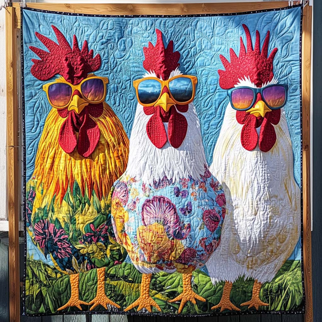 Charming Coop Crew Quilted Blanket 250 Years Of Defending Liberty Gift For Cute Decor - Tradiviet