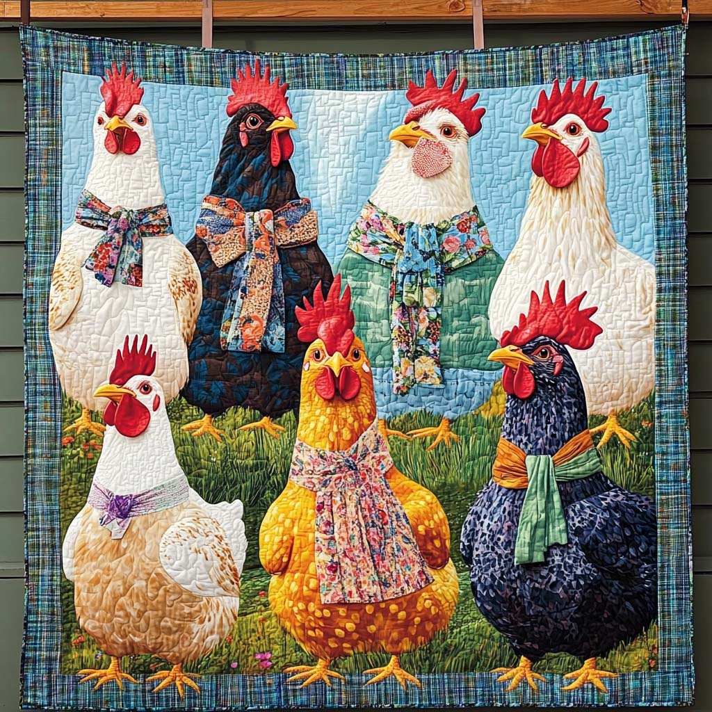 Cheerful Flock Quilted Blanket We The People Gift For Husband - Tradiviet