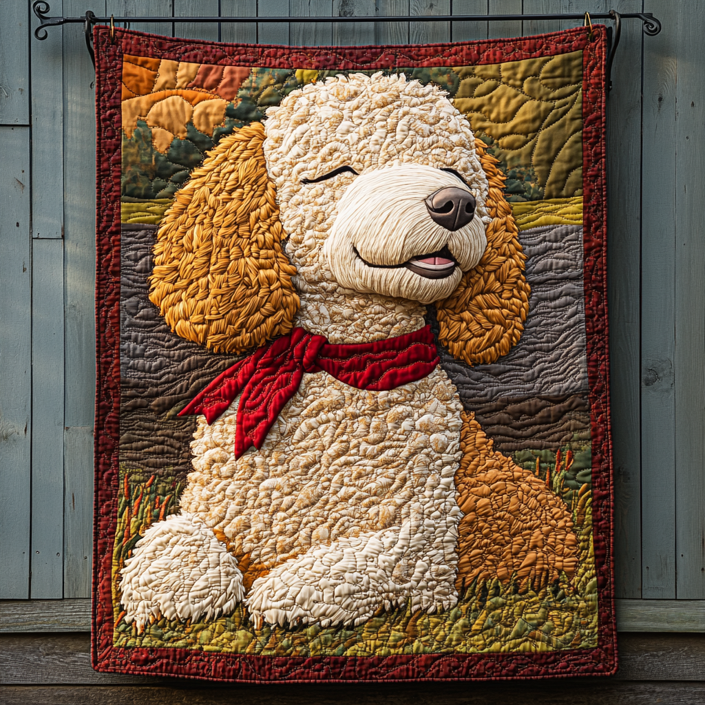 Chic Canine Quilted Blanket Indoor Decorations Gift For Her - Tradiviet