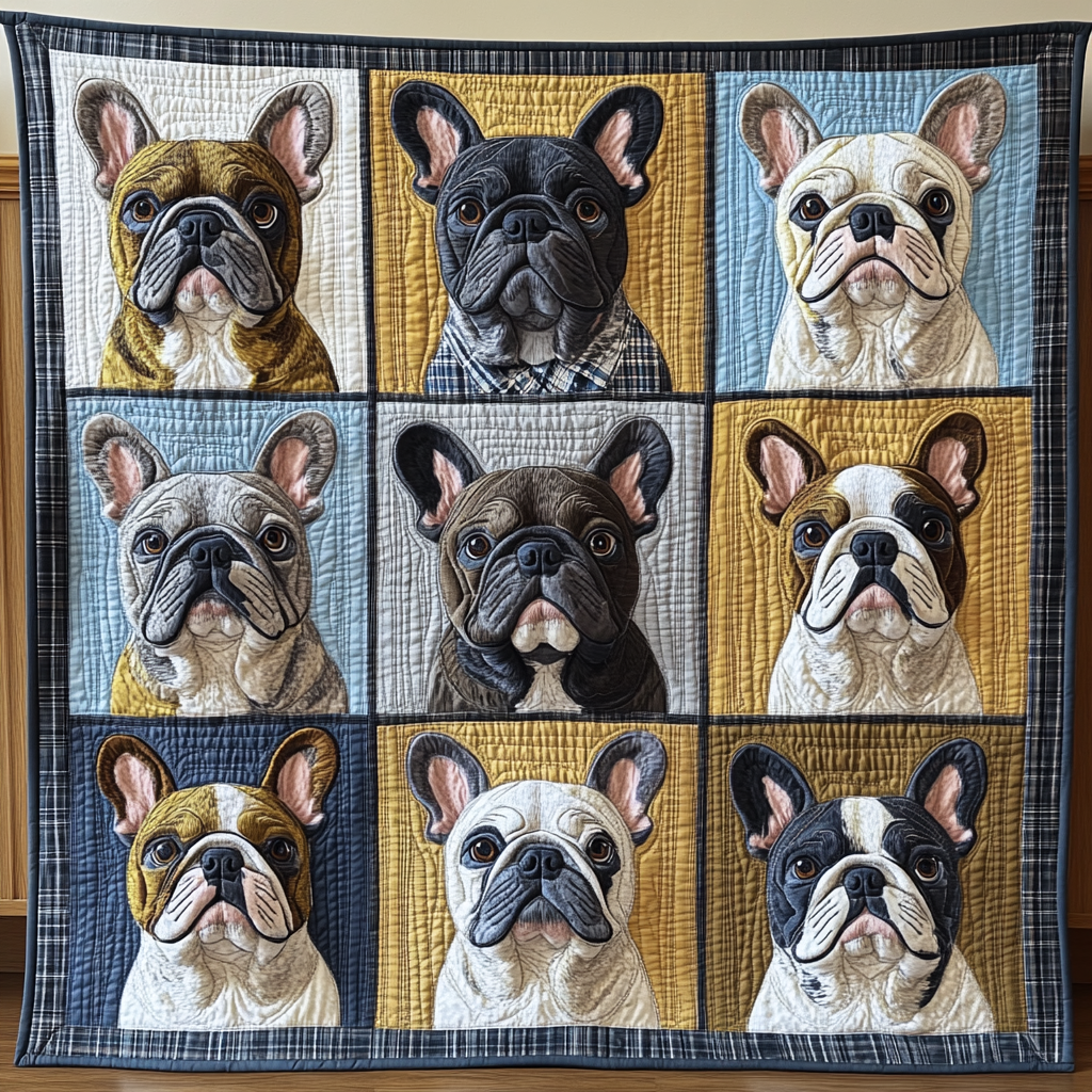 Chic Chien Quilted Blanket Home Decor Ideas Gift For Kids - Tradiviet