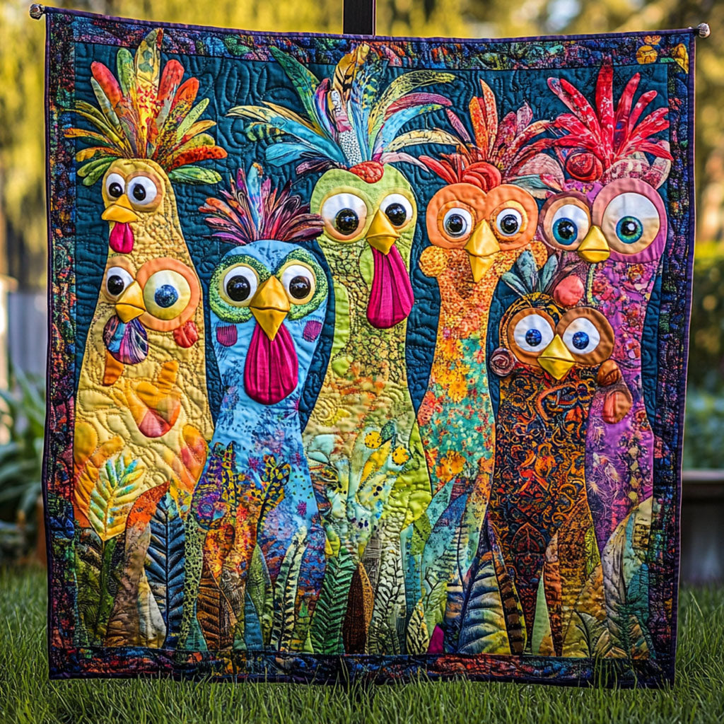 Chicken Shenanigans Quilted Blanket Living Room Ideas Gift For Home Decor - Tradiviet