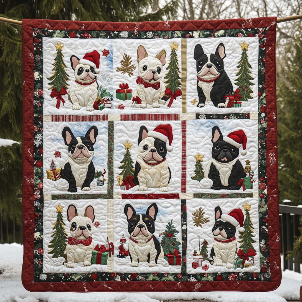 Christmas Cheer Quilted Blanket USA 250 Years Of Independence Gift For Grandpa - Tradiviet