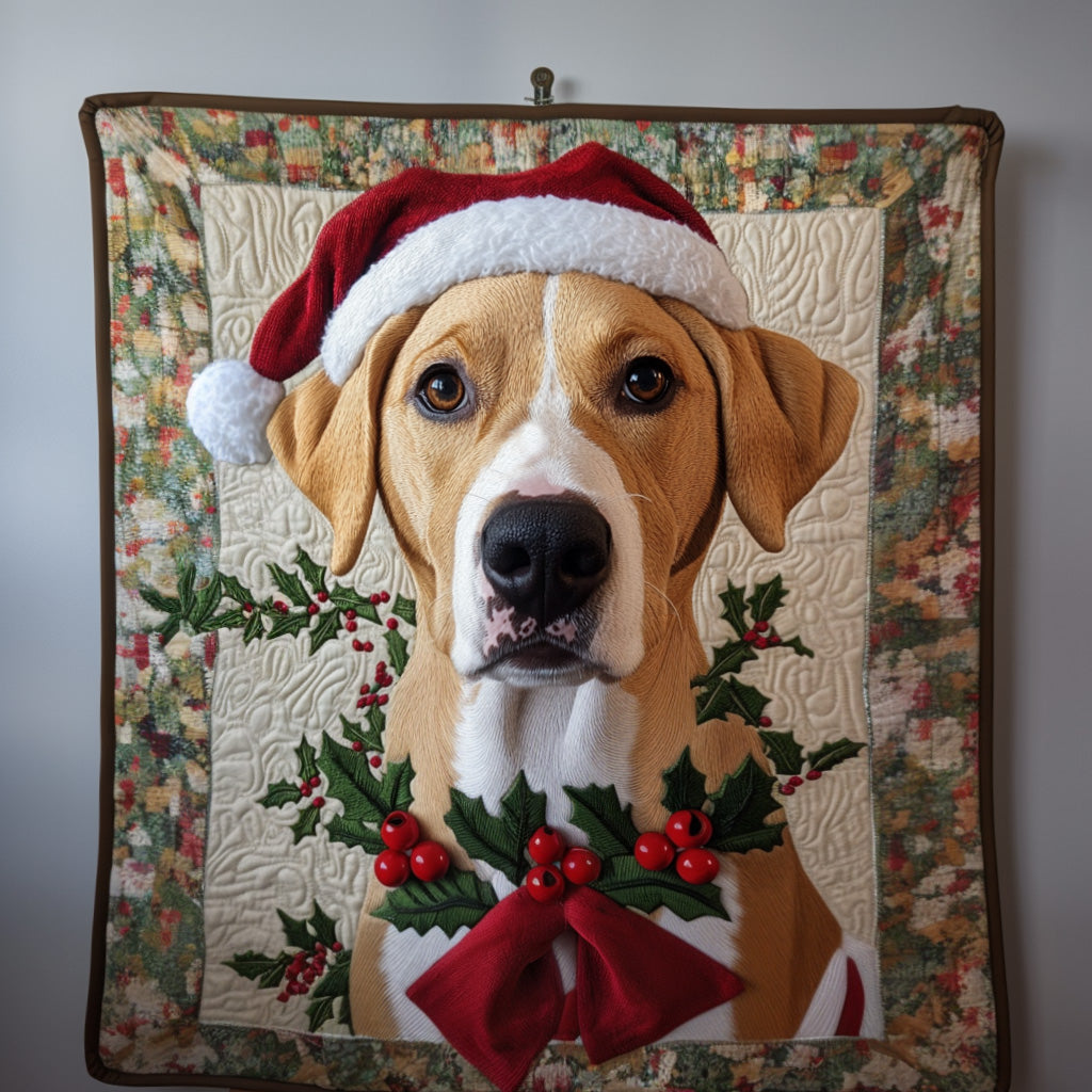 Christmas Paw Quilted Blanket Decorations Gift For Her - Tradiviet