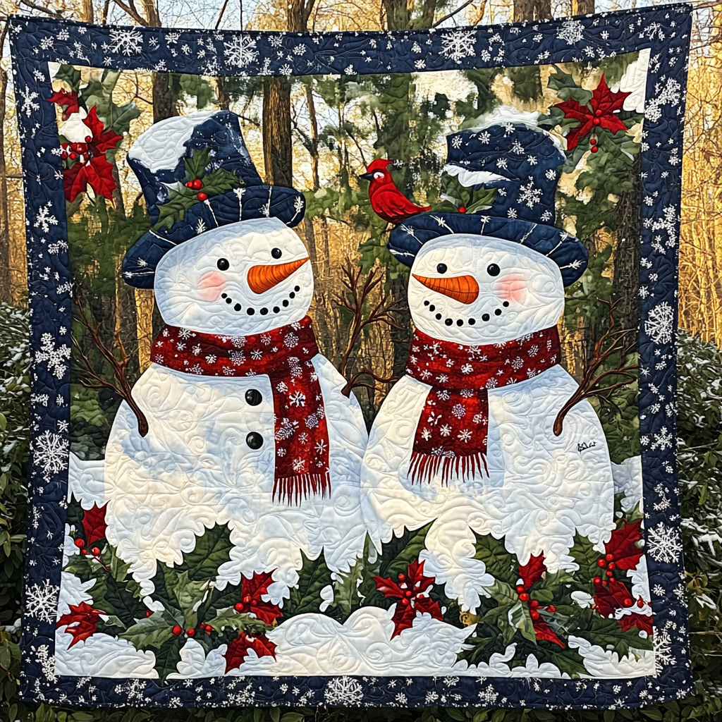 Christmas Spirit Quilted Blanket Decor Ideas For Living Room Gift For Home Decor - Tradiviet
