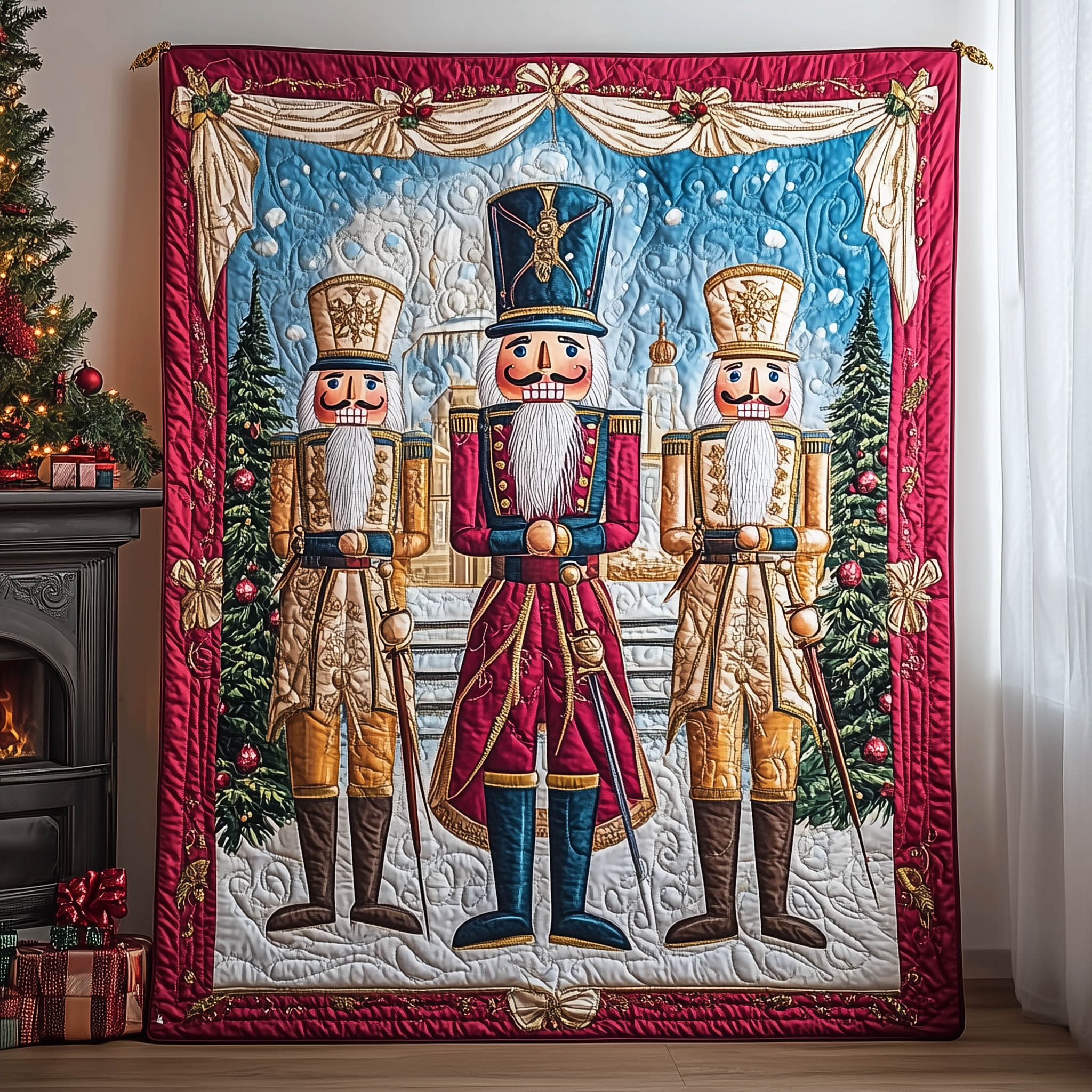 Clara Dreamland Quilted Blanket Home Decor Gift For Apartment Decor - Tradiviet