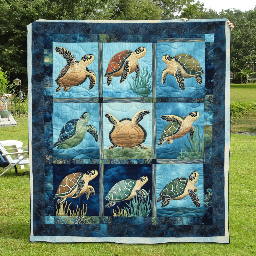 Coastal Bliss Quilted Blanket USA 250 Years Of Defending Liberty Gift For Grandpa - Tradiviet