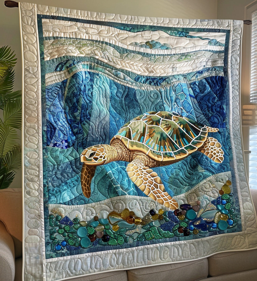 Coastal Dreams Quilted Blanket America's 250th Anniversary Gift For Uncle - Tradiviet