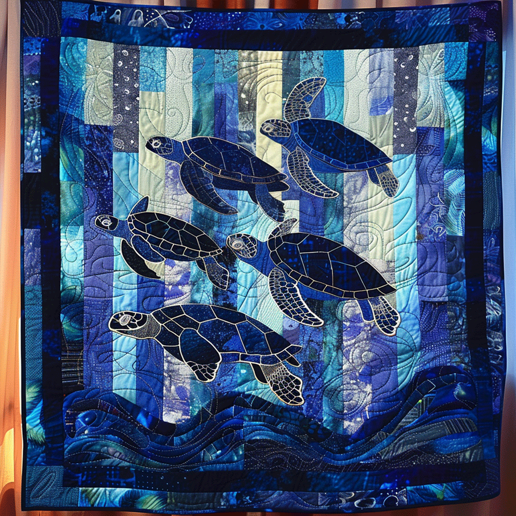 Coastal Haven Quilted Blanket Decorations Indoor Gift For Girls - Tradiviet
