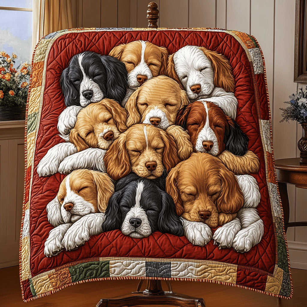 Cocker Comfort Quilted Blanket Room Decorations Gift For Bedroom Decor - Tradiviet