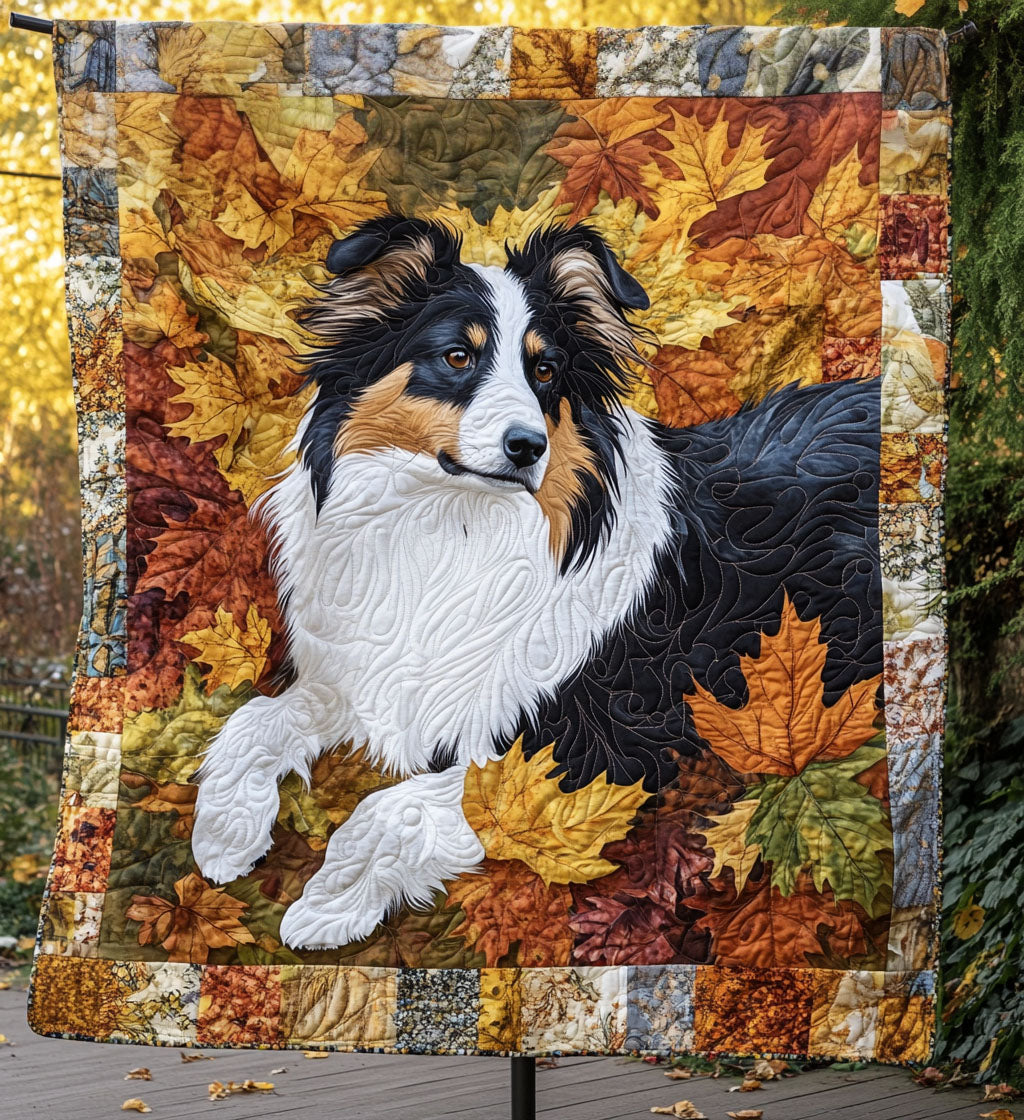 Collie Dreams Quilted Blanket Decorating Your Home Gift For Rustic Decor - Tradiviet