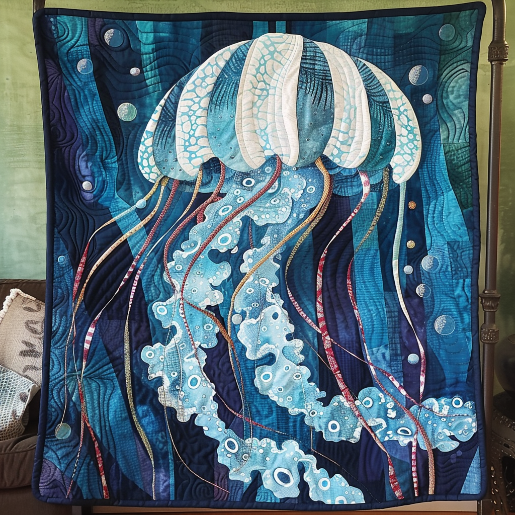 Coral Dance Quilted Blanket Cute 4Th Of July Gift For Patriots - Tradiviet