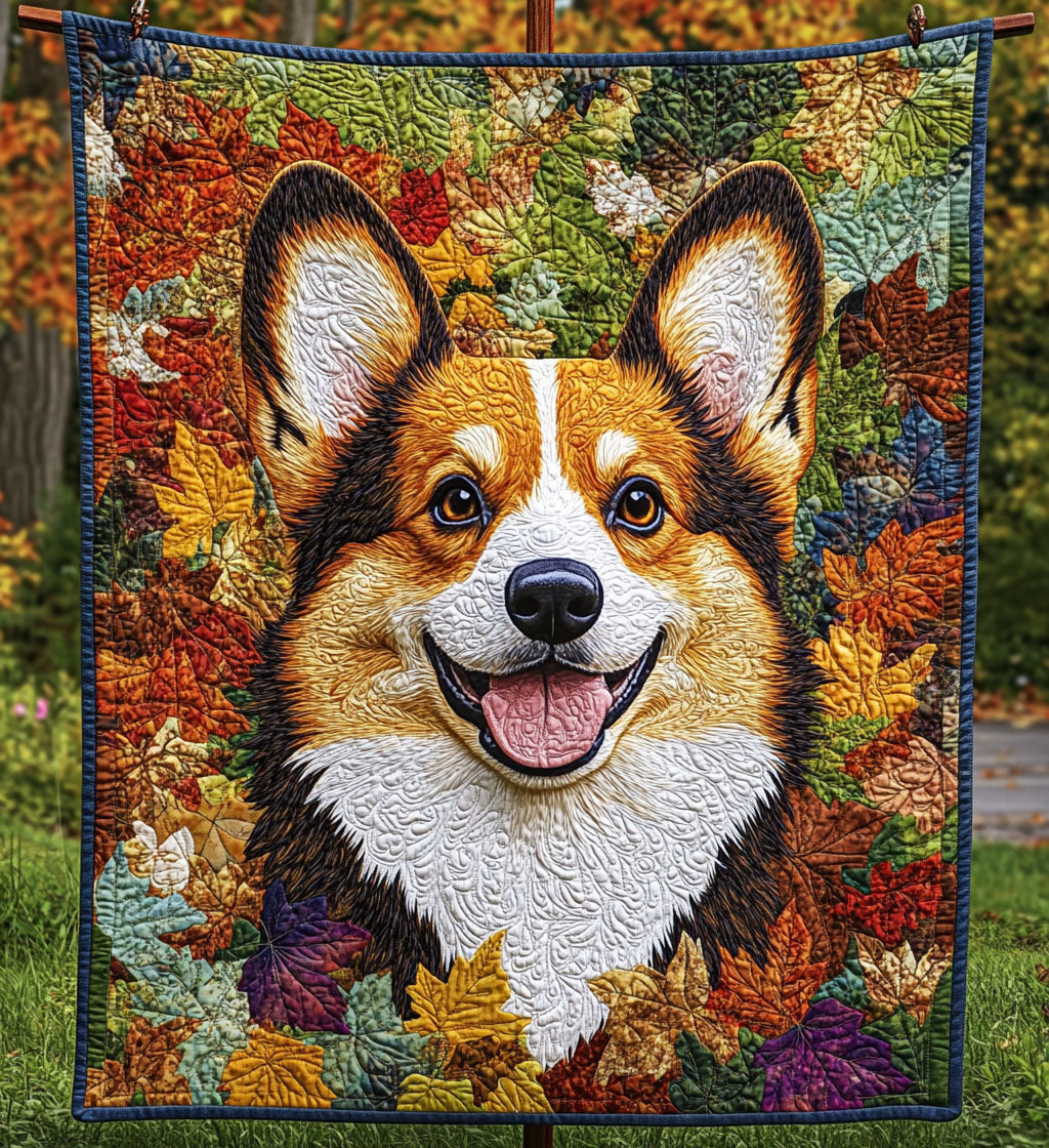 Corgi Comfort Quilted Blanket Holiday Home Decor Gift For Decor Home - Tradiviet