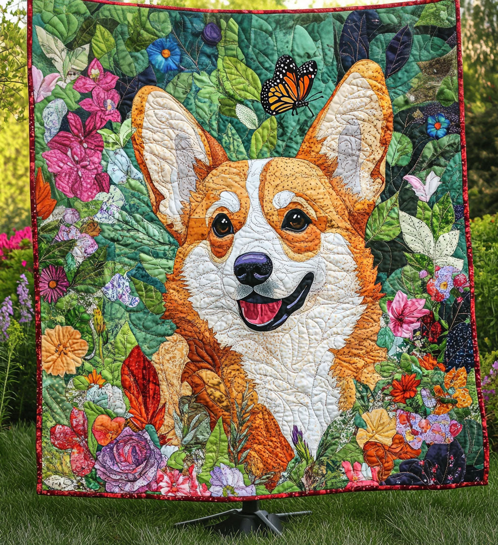 Corgi Dreams Quilted Blanket Living Room Ideas Gift For Rustic Decor - Tradiviet