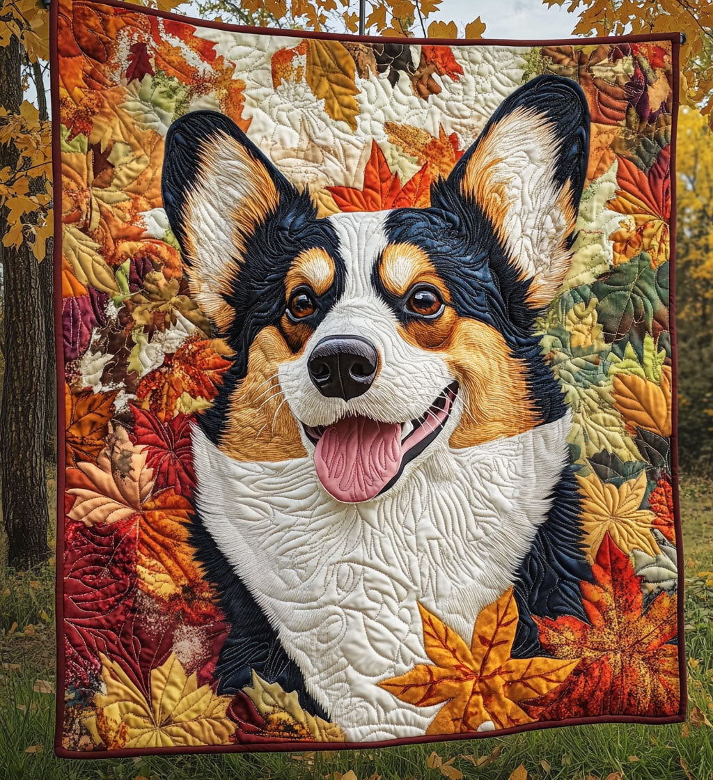 Corgi Love Quilted Blanket House Decorations Inside Patriotic Gifts - Tradiviet