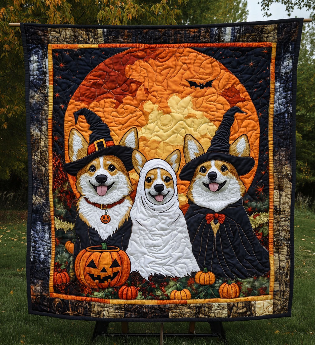 Corgi Magic Quilted Blanket 250 Years Of Defending Liberty Patriotic Gifts For Men - Tradiviet