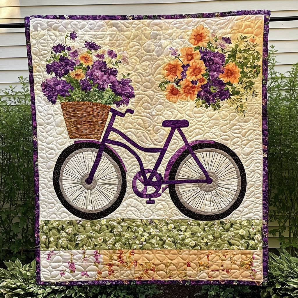 Country Ride Delight Quilted Blanket Home Decor Gift For Porch Decor - Tradiviet