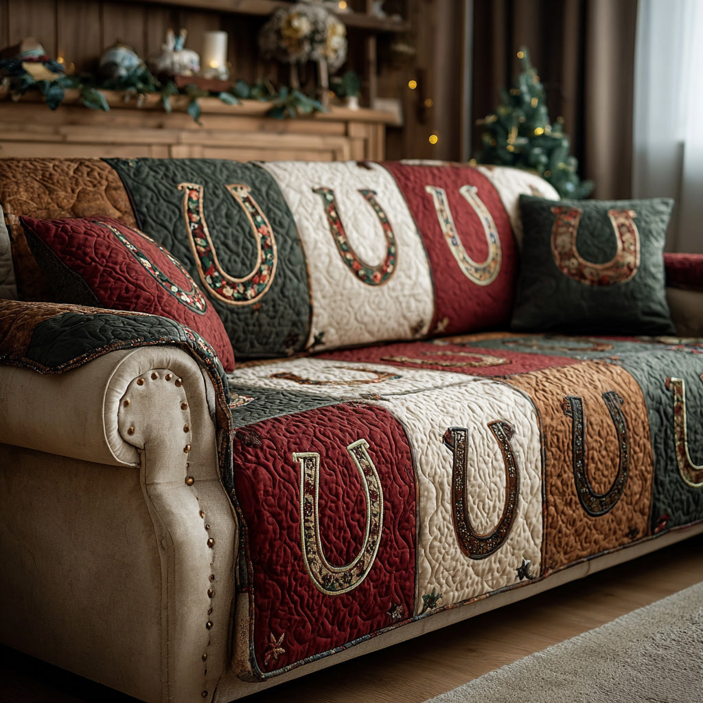 Cowboy Charm Quilted Sofa Cover Room Decor For Home Gift For Room Decor - Tradiviet