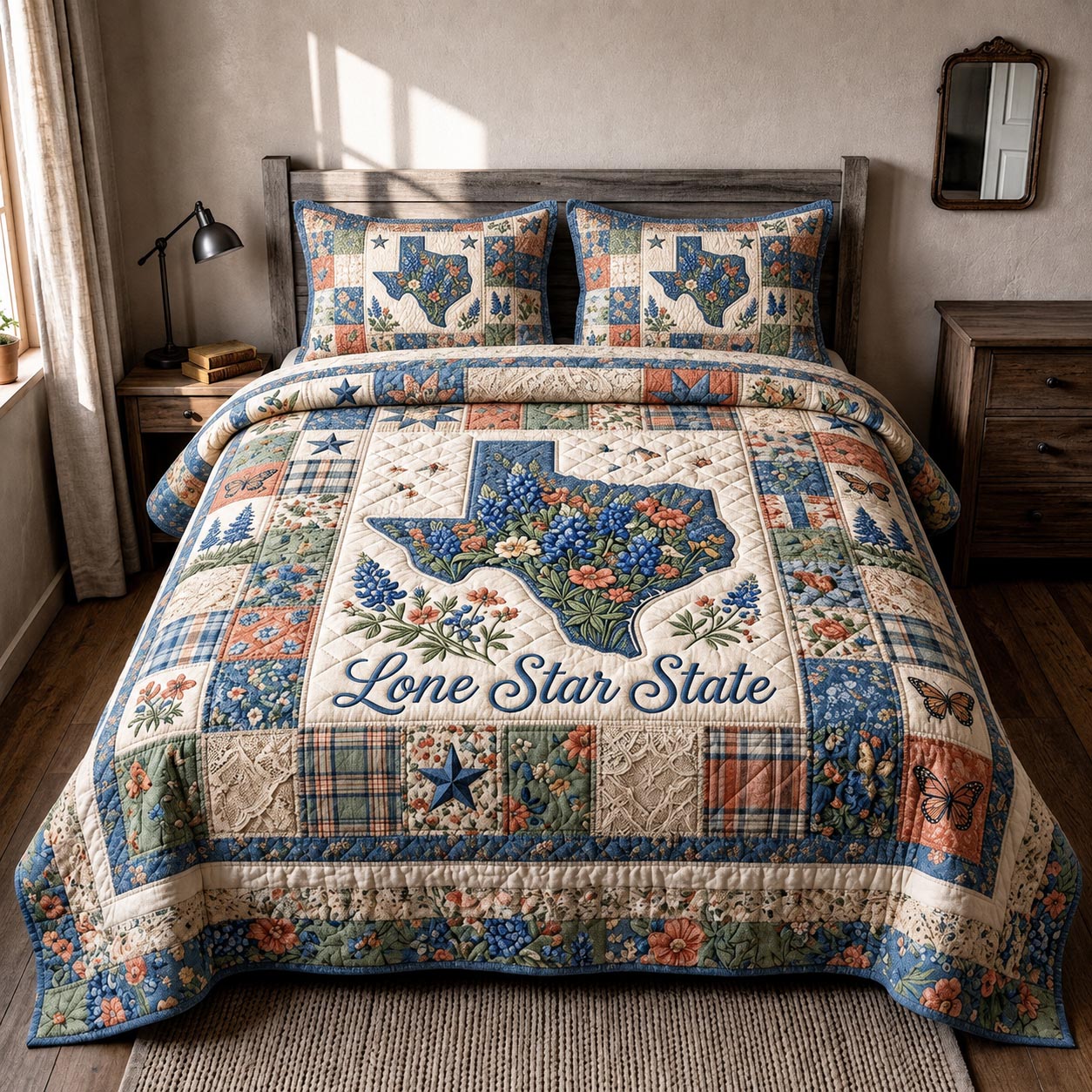 Cowboy Legacy Quilted Bedding Set Cowboy Legacy Nature Gift For Cowboy Legacy - Tradiviet