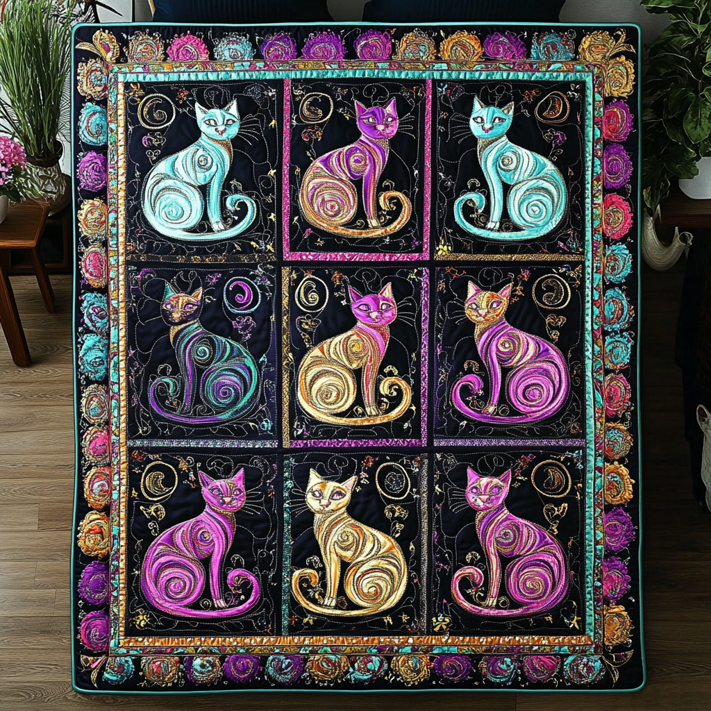 Cozy Catnap Quilted Blanket Living Room Ideas Gift For Cozy Home - Tradiviet