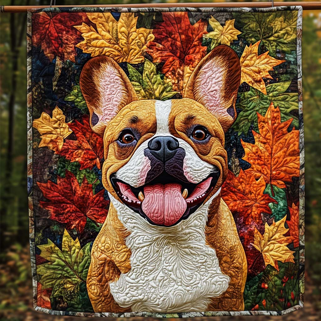 Cozy Frenchie Quilted Blanket America Celebrates 250Th Anniversary Gift For Patriots - Tradiviet