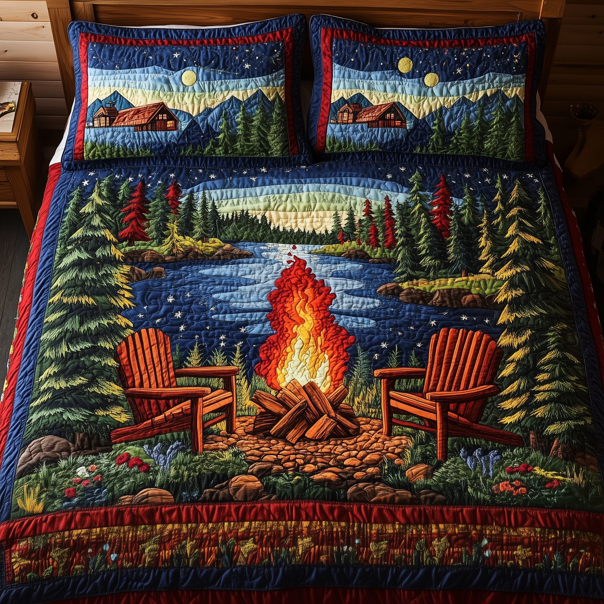 Cozy Harmony Quilted Bedding Set Cozy Harmony Aesthetic Gift For Cozy Sister - Tradiviet