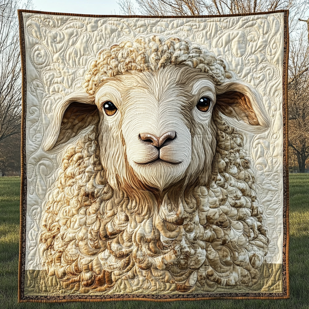 Cozy Sheep Quilted Blanket We The People Gift For Her - Tradiviet