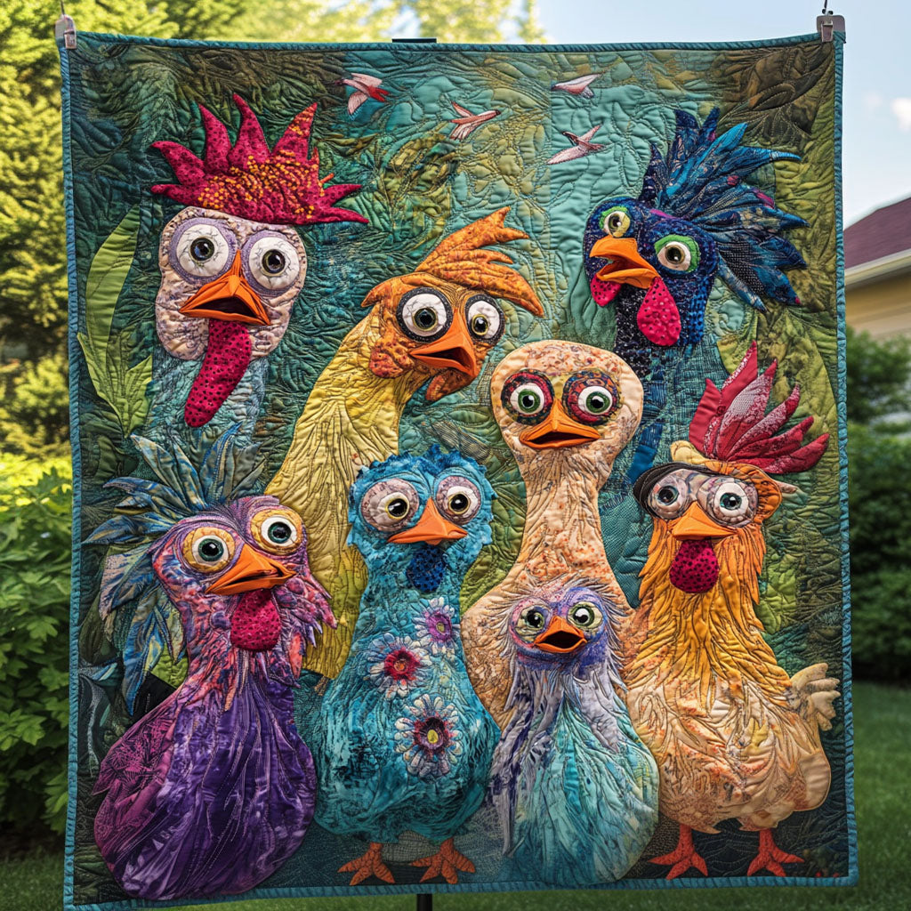 Crazy Coop Quilted Blanket Indoor Decorations Gift For Indoor Decor - Tradiviet