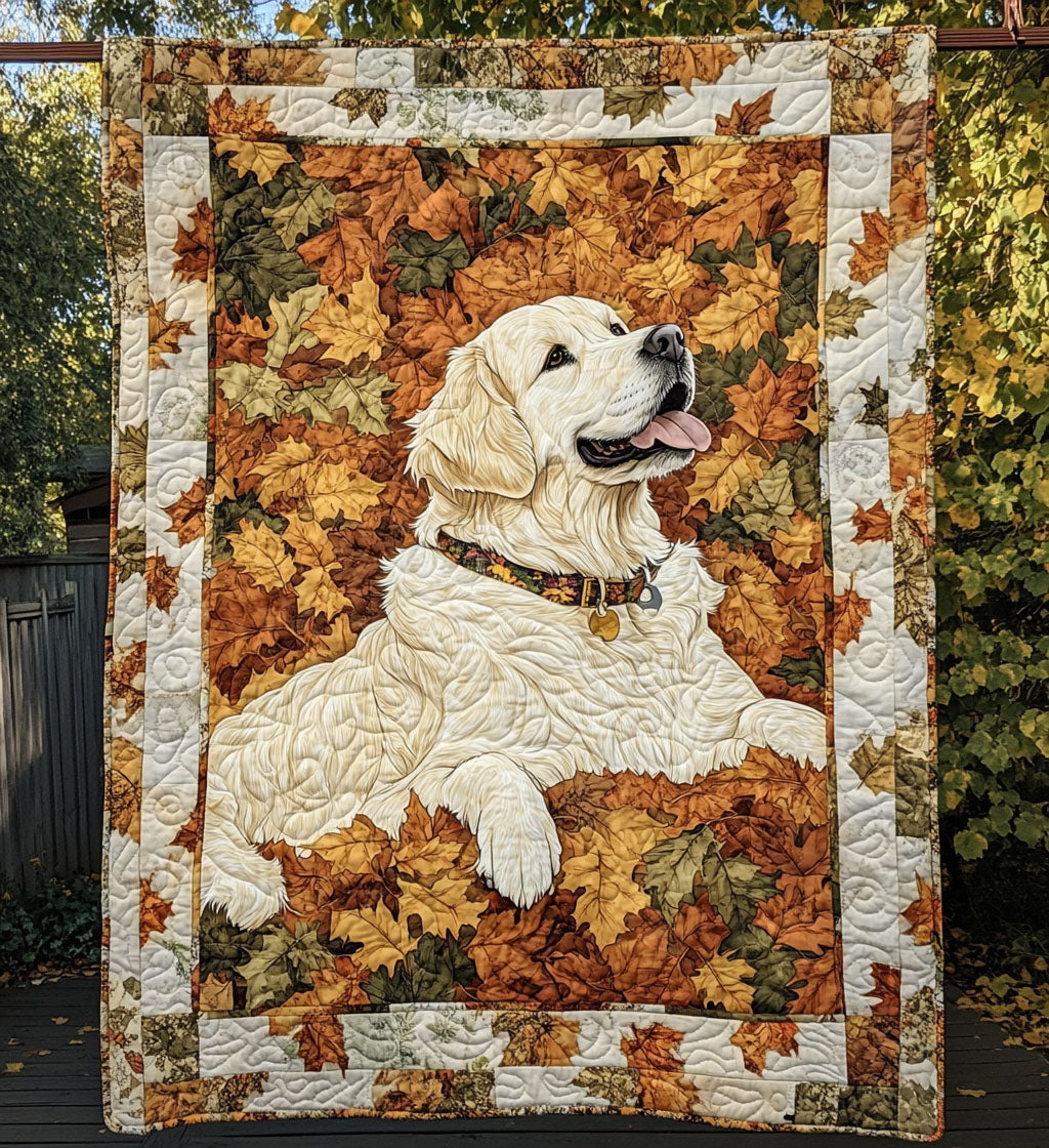 Creamy Paws Quilted Blanket Indoor Decorations Gift For Rustic Decor - Tradiviet