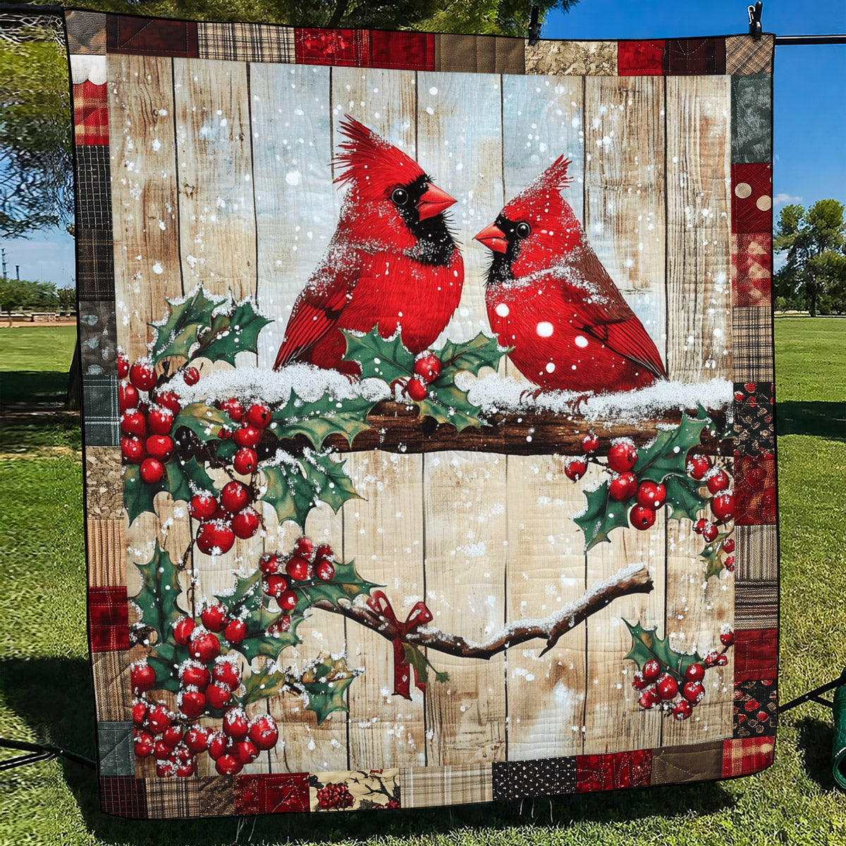Crimson Wings Quilted Blanket House Decorations Inside Patriotic Gifts For Dad - Tradiviet