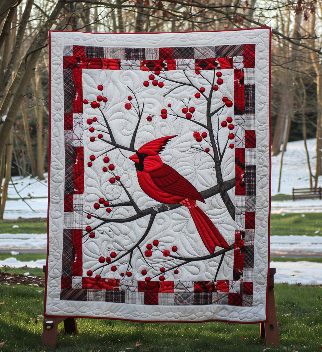 Crimson Wings Quilted Blanket Room Decor Patriotic Gifts For Men - Tradiviet