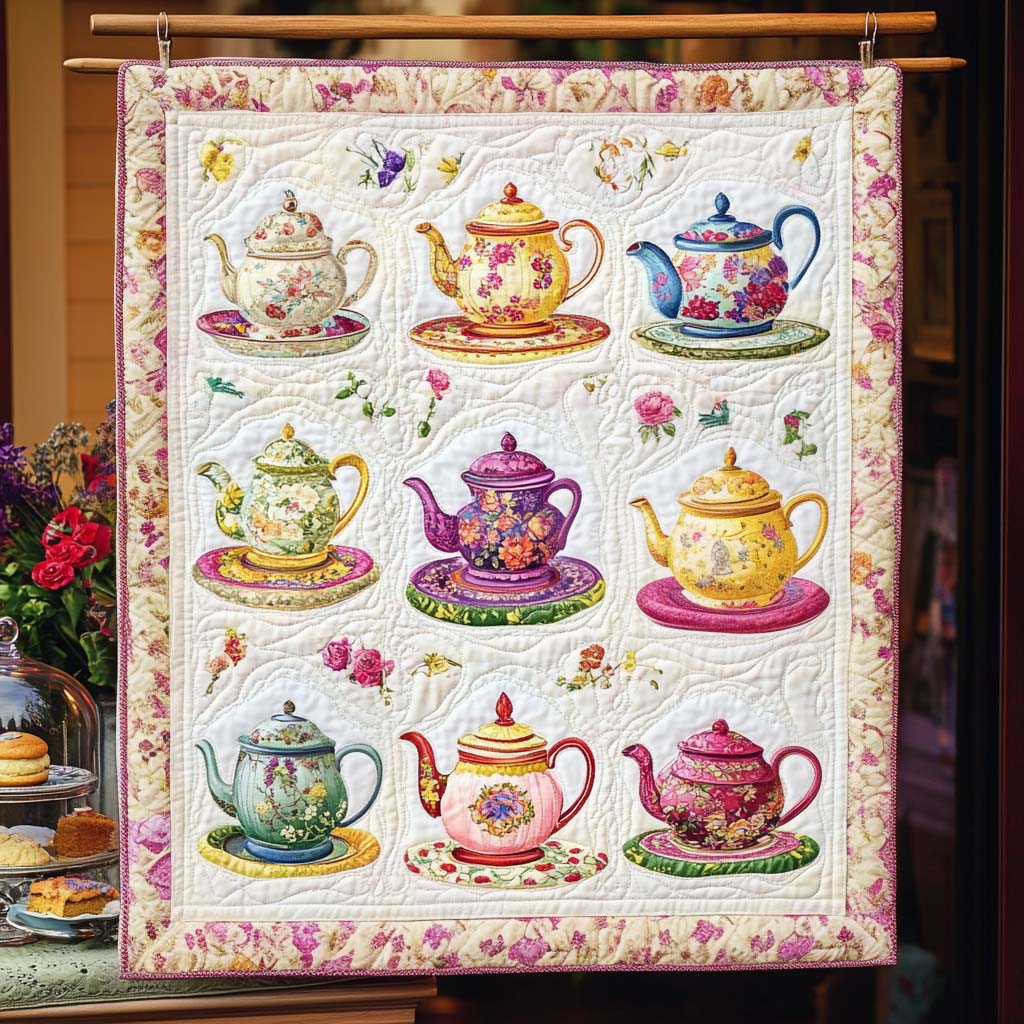 Cup Of Joy Quilted Blanket Celebrating USA 250 Gift For Women - Tradiviet