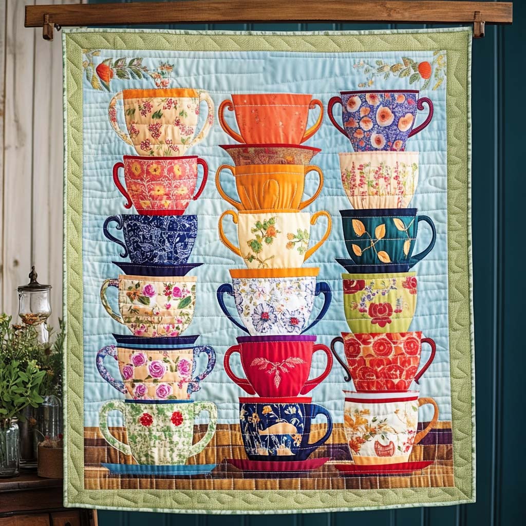 Cup Tower Quilted Blanket 7th July 1776-2026 Gift For Men - Tradiviet