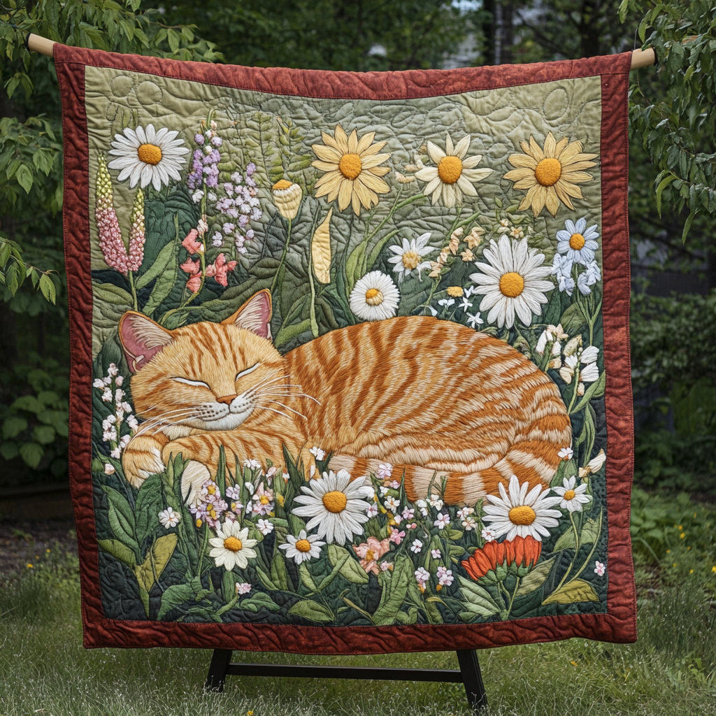 Curious Cat Chronicles Quilted Blanket 250th Anniversary Of Independence Gift Ideas - Tradiviet
