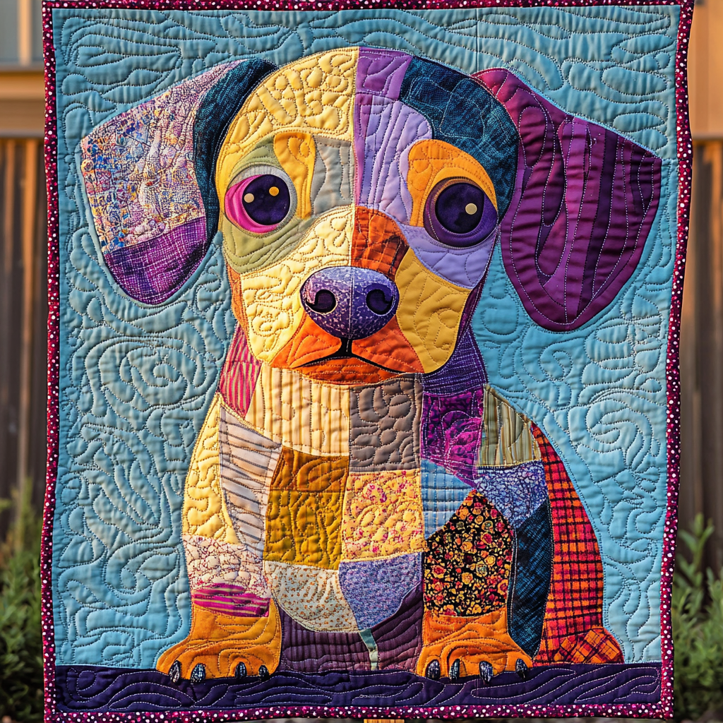 Curious Sausage Quilted Blanket Home Decor Ideas Gift For Rustic Decor - Tradiviet