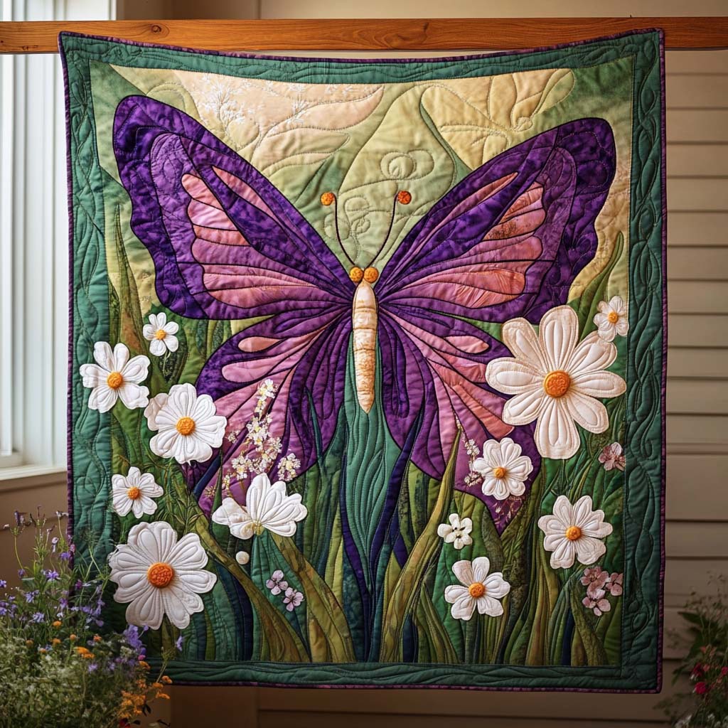 Dainty Dancer Quilted Blanket Best 4Th Of July Gift For Wife - Tradiviet