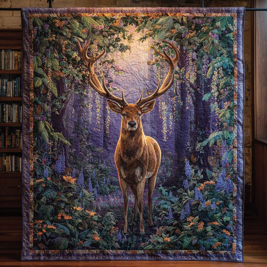 Deer Creek Quilted Blanket Cool Best Themed Gifts For Deer Hunters For Him - Tradiviet