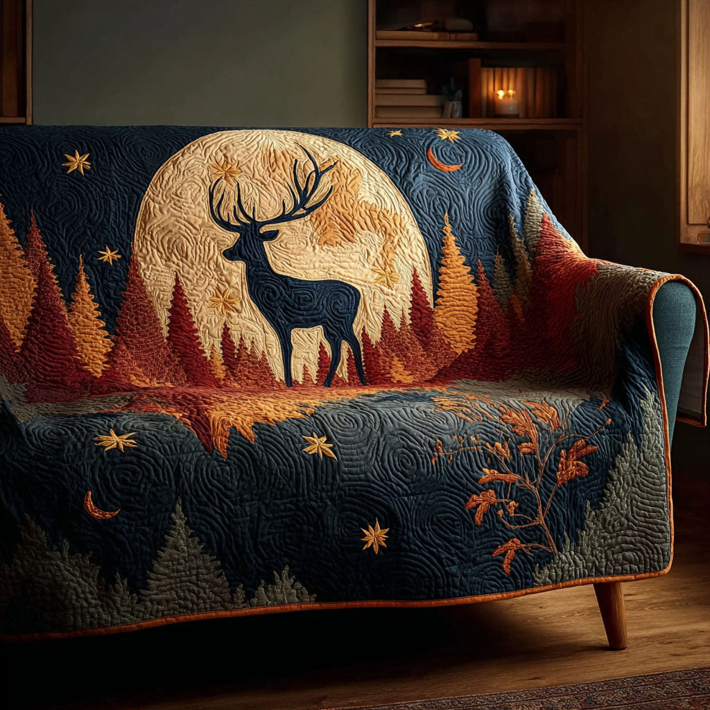 Deer Glory Quilted Sofa Cover Seat Covers For Couches Good Gifts For Deer Hunters - Tradiviet