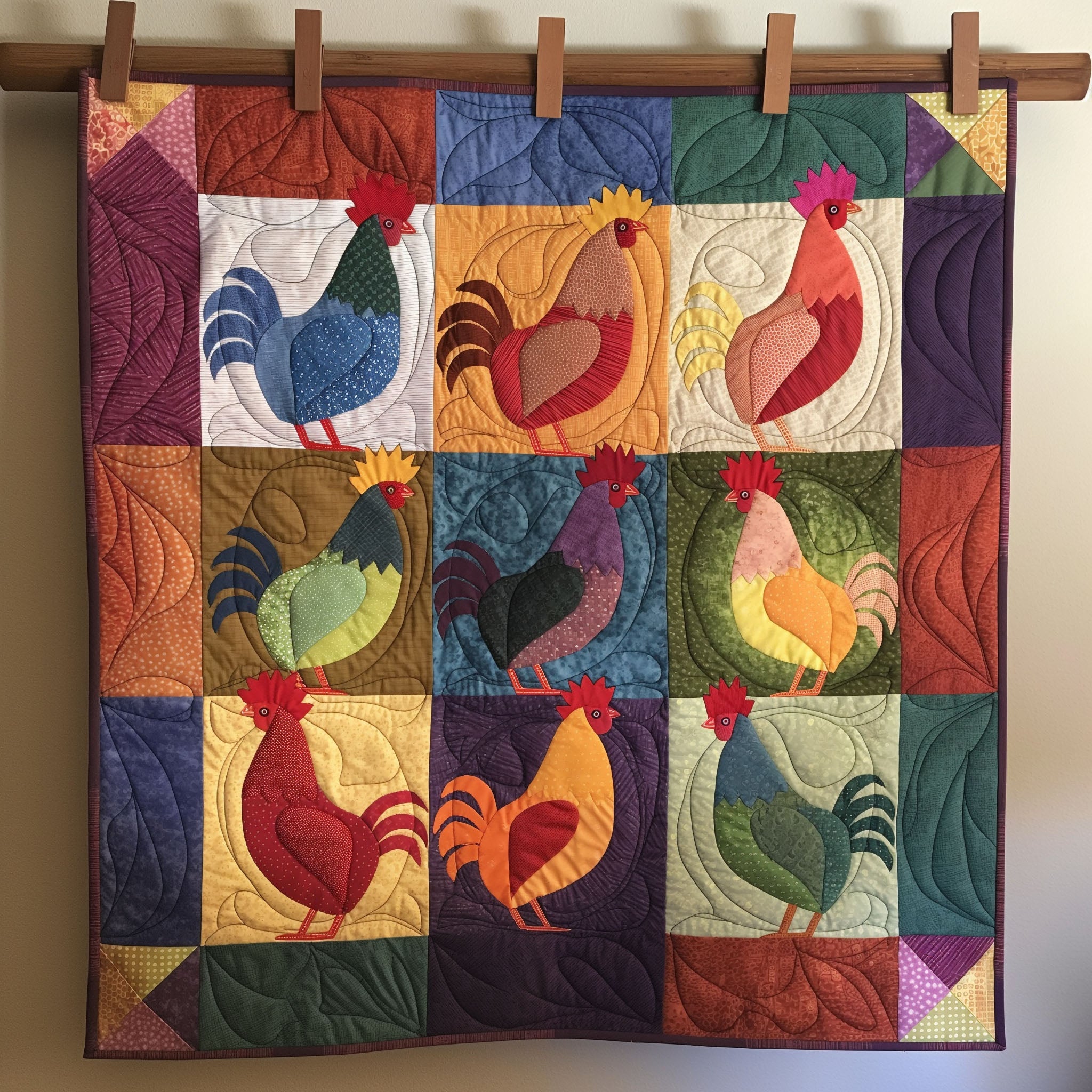 Delightful Dots Quilted Blanket America Patriotic Gift For Family - Tradiviet