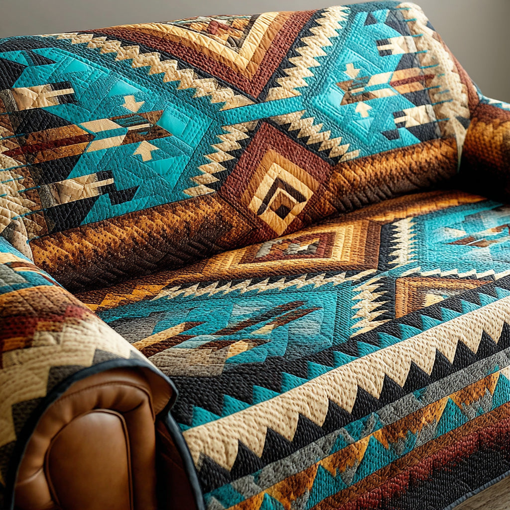 Desert Ridge Quilted Sofa Cover Modern Room Decor Best Home Decor Gifts - Tradiviet