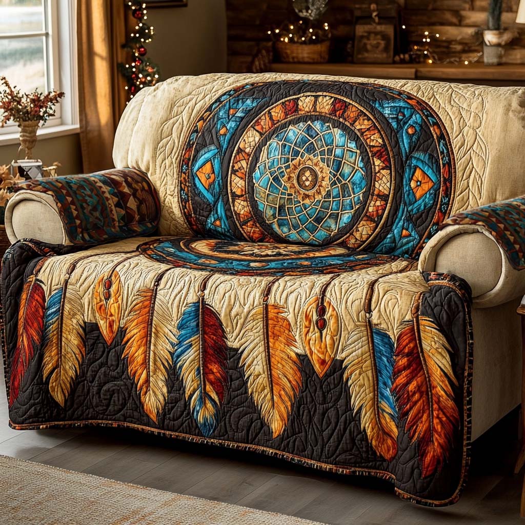 Dream Weaver Quilted Sofa Cover Creative Home Room Decor Unique Home Decor Gifts - Tradiviet