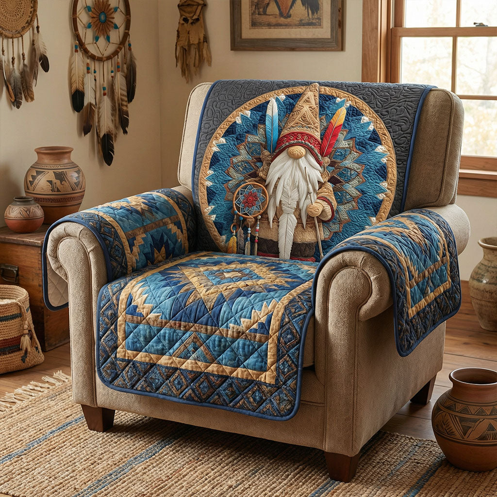 Dreamcatcher Bloom Quilted Sofa Cover Modern Room Decor Gifts For New Homes - Tradiviet