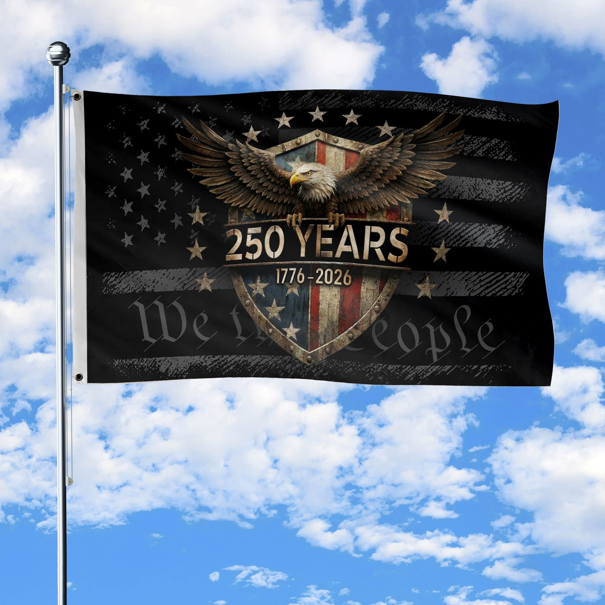 Eagle America 250 Years Anniversary Flag 1776 2026 We The People USA Flag Patriotic Gifts - Tradiviet