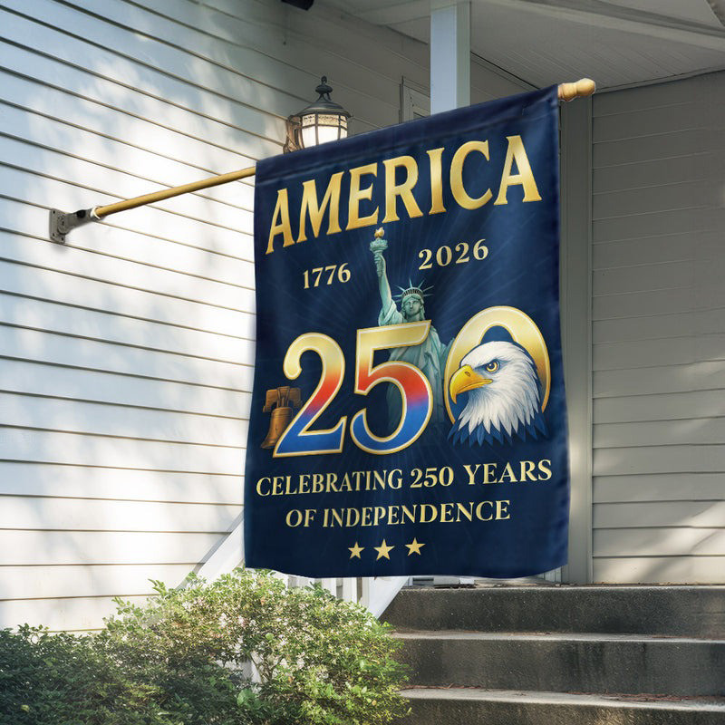 Eagle America Celebrating 250 Years Of Independence Flag 1776 2026 Unique Veteran Gifts - Tradiviet