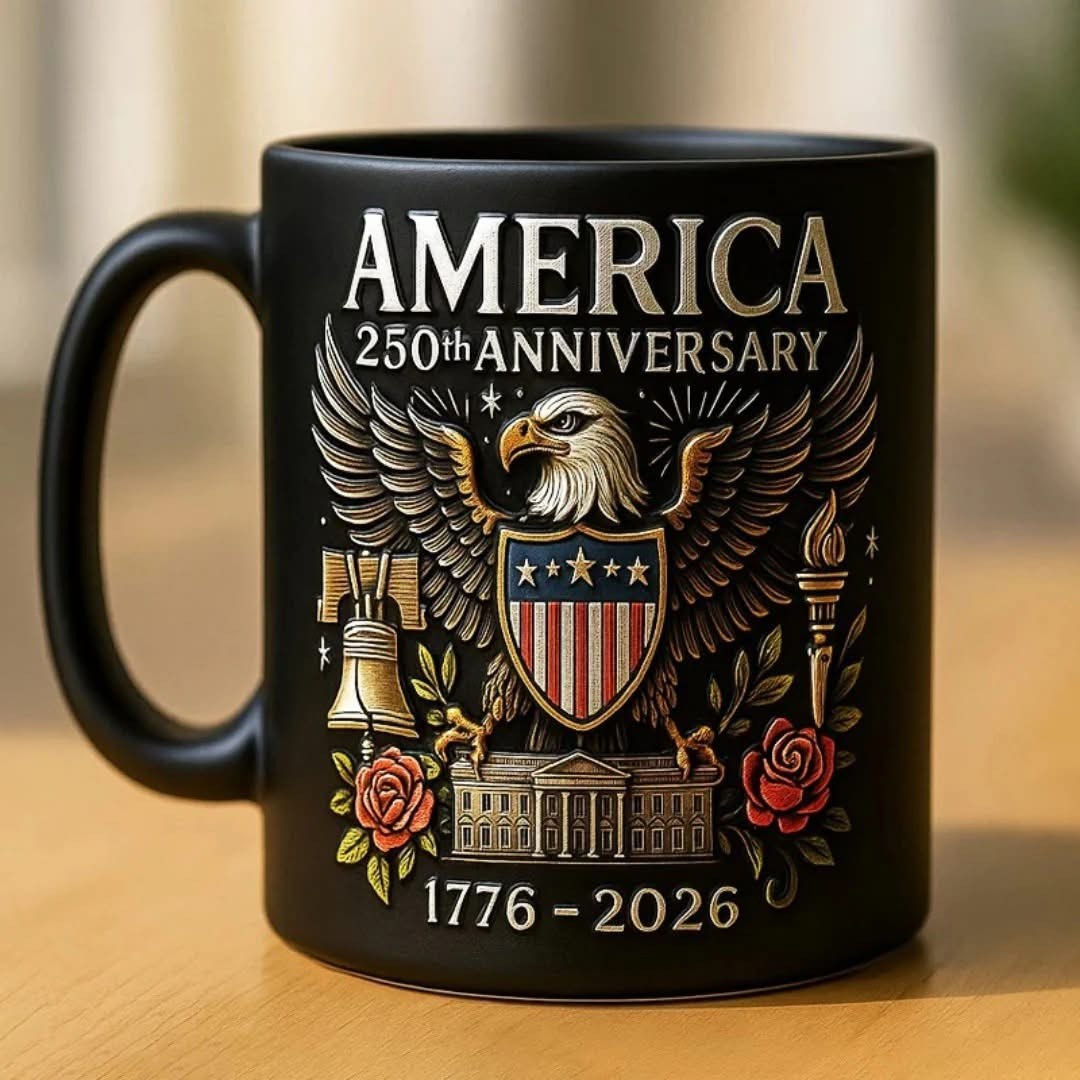 Eagle USA 250 Years Of Freedom Est 1776 Mug Veteran Day Merch Christmas Gifts For Veterans - Tradiviet