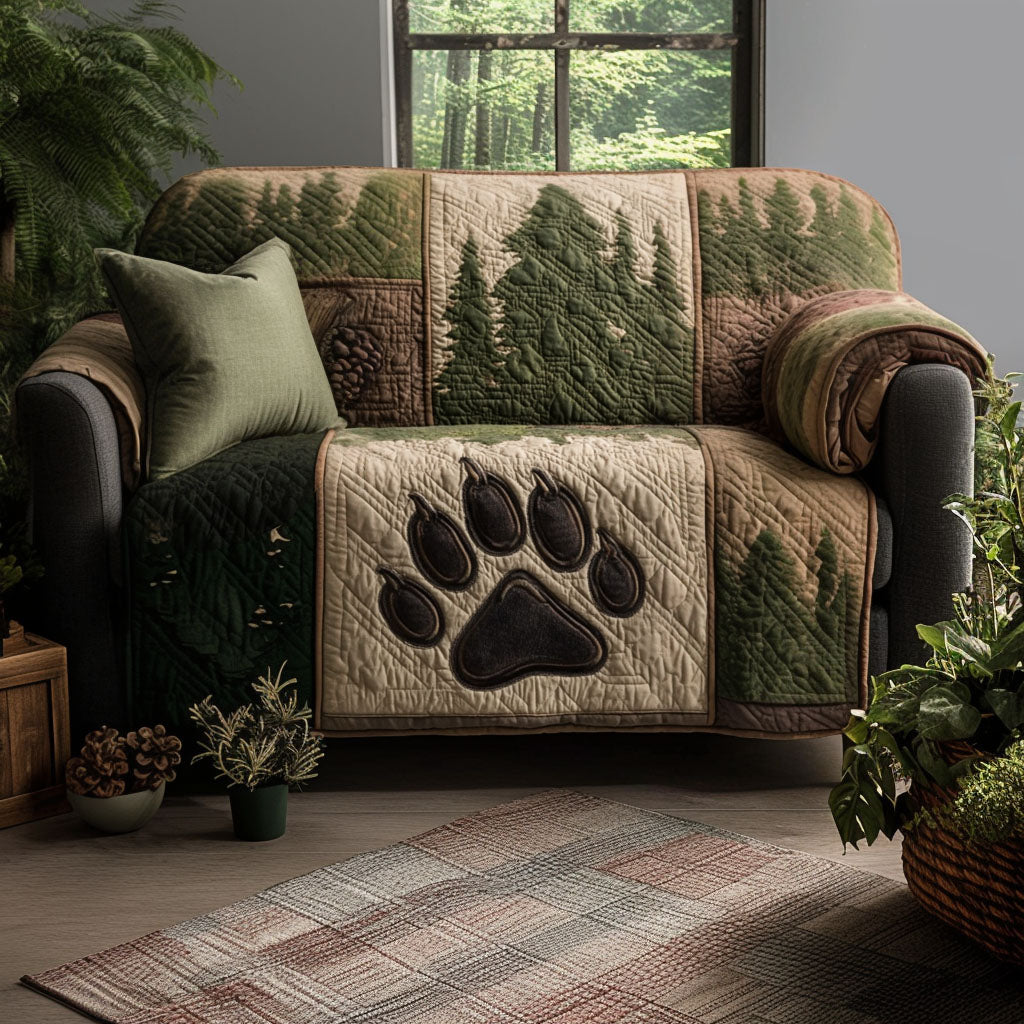 Evergreen Roamer Quilted Sofa Cover Home Room Decor Best Room Decor Gifts - Tradiviet