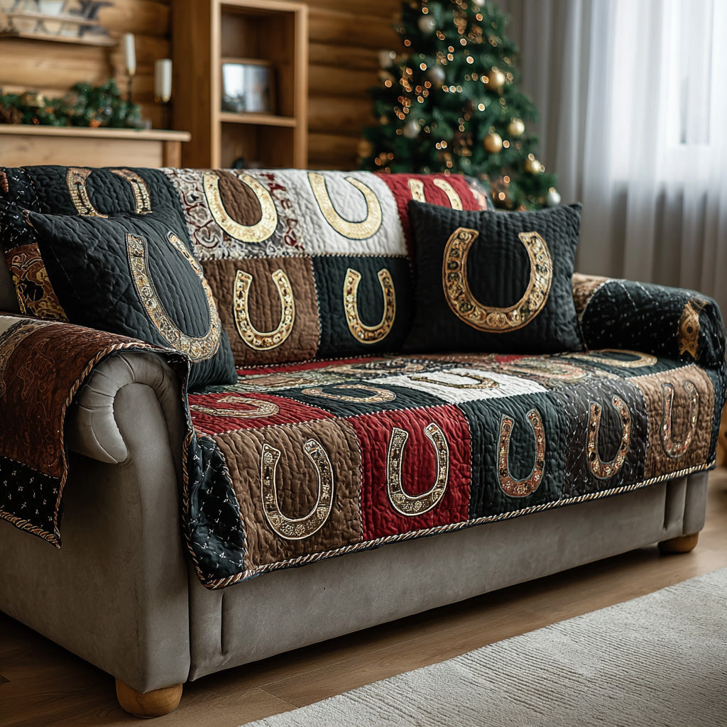 Frontier Luck Quilted Sofa Cover Home Room Decor Ideas Room Decor Gift Ideas - Tradiviet