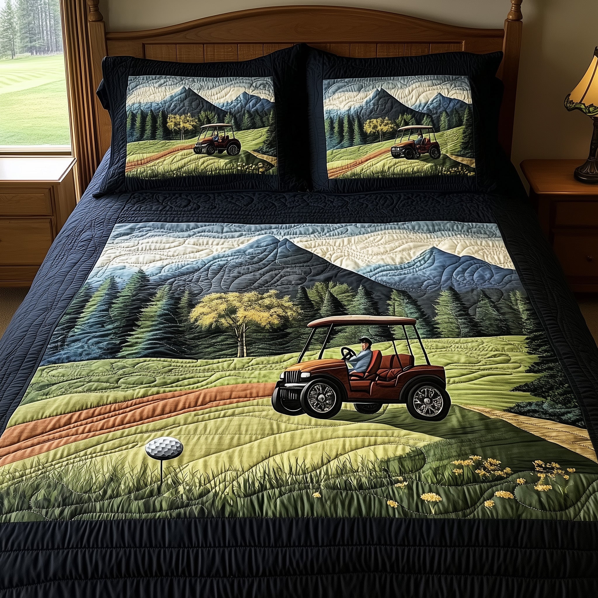 Gentle Rounds Quilted Bedding Set Gentle Rounds Island Gift For Gentle Rounds - Tradiviet