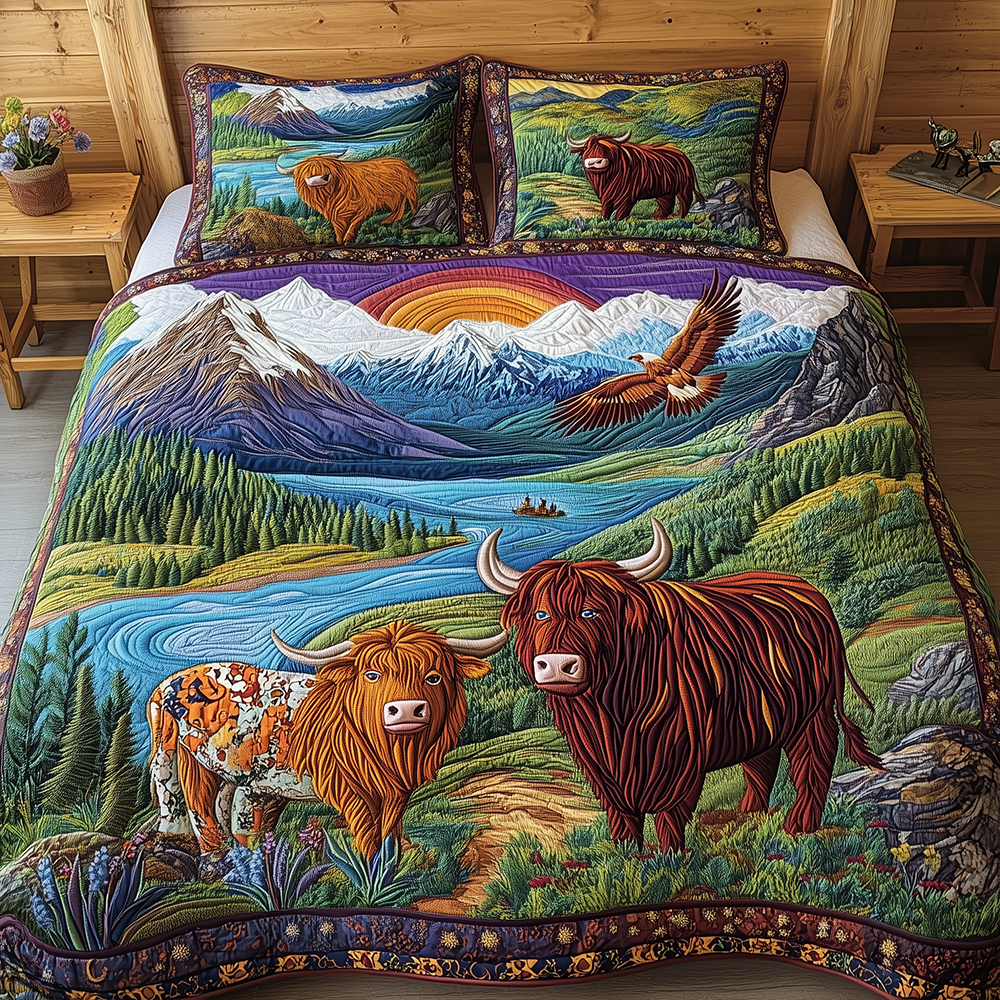 Harmony Highland Quilted Bedding Set Harmony Highland Memory Gift For Harmony Family - Tradiviet