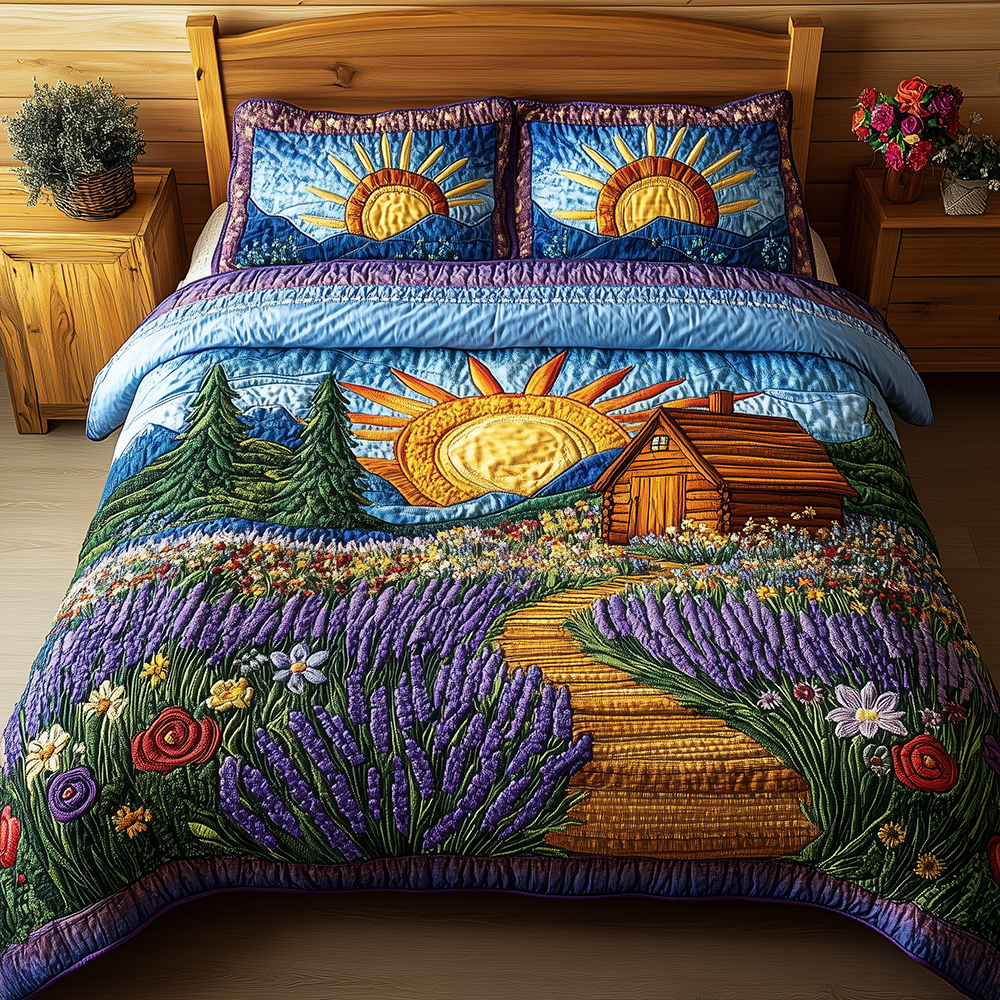 Heaven Sunlit Quilted Bedding Set Heaven Sunlit Spirit Gift For Heaven - Tradiviet